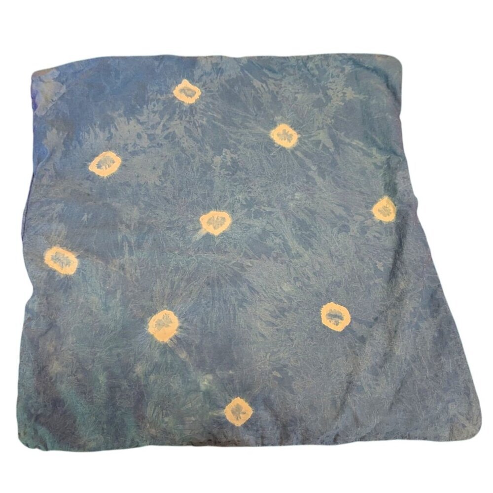 Shibori Pillowcase Tie Dye Throw Accent Decor Handmade Boho Fairycore Festival